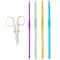 Aluminum Crochet Hook Set with Scissors by Loops & Threads®